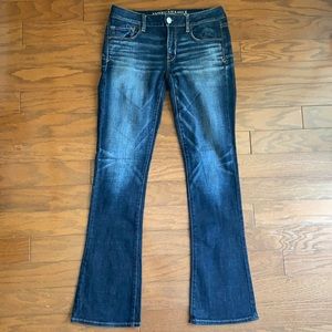 American Eagle Super Stretch Skinny Kick Faded Skinny Kick Jean Size 6